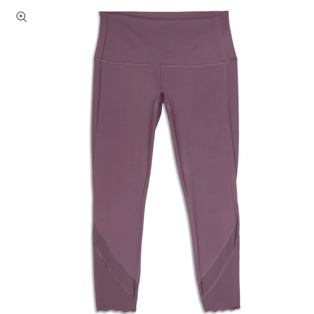 Lululemon Wunder Under Scalloped Hem High Rise Crop Legging